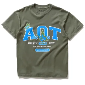 Always On Tour Physical Education Tee - Olive Green