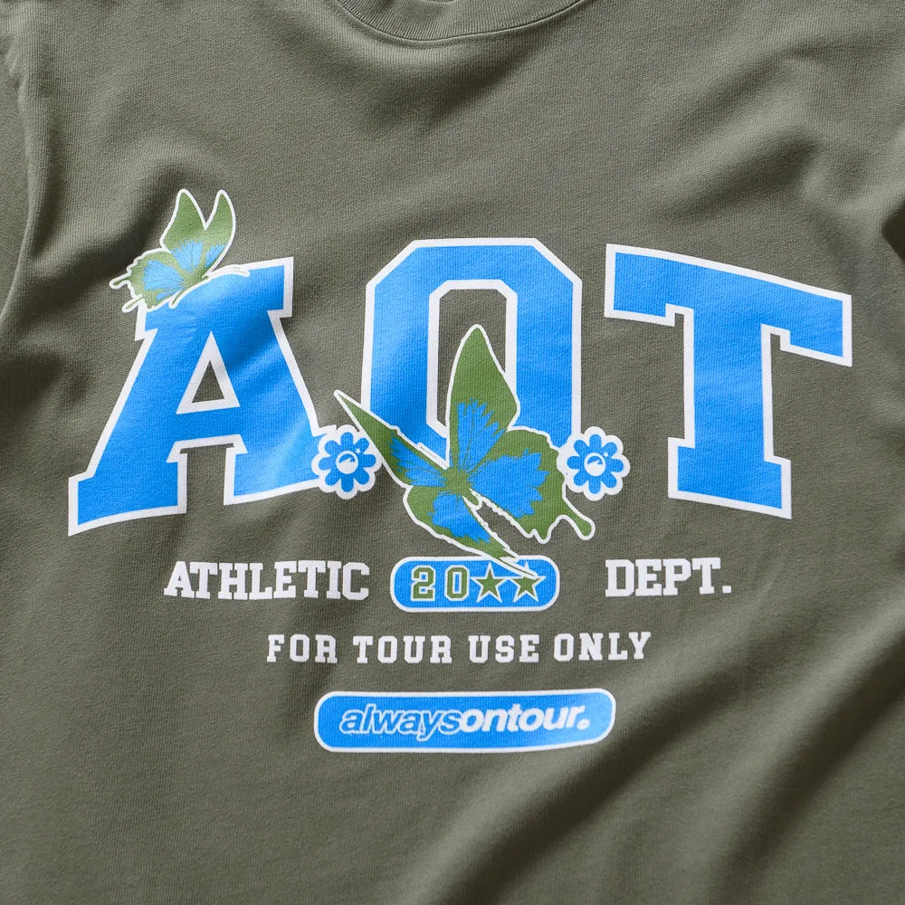 Always On Tour Physical Education Tee - Olive Green