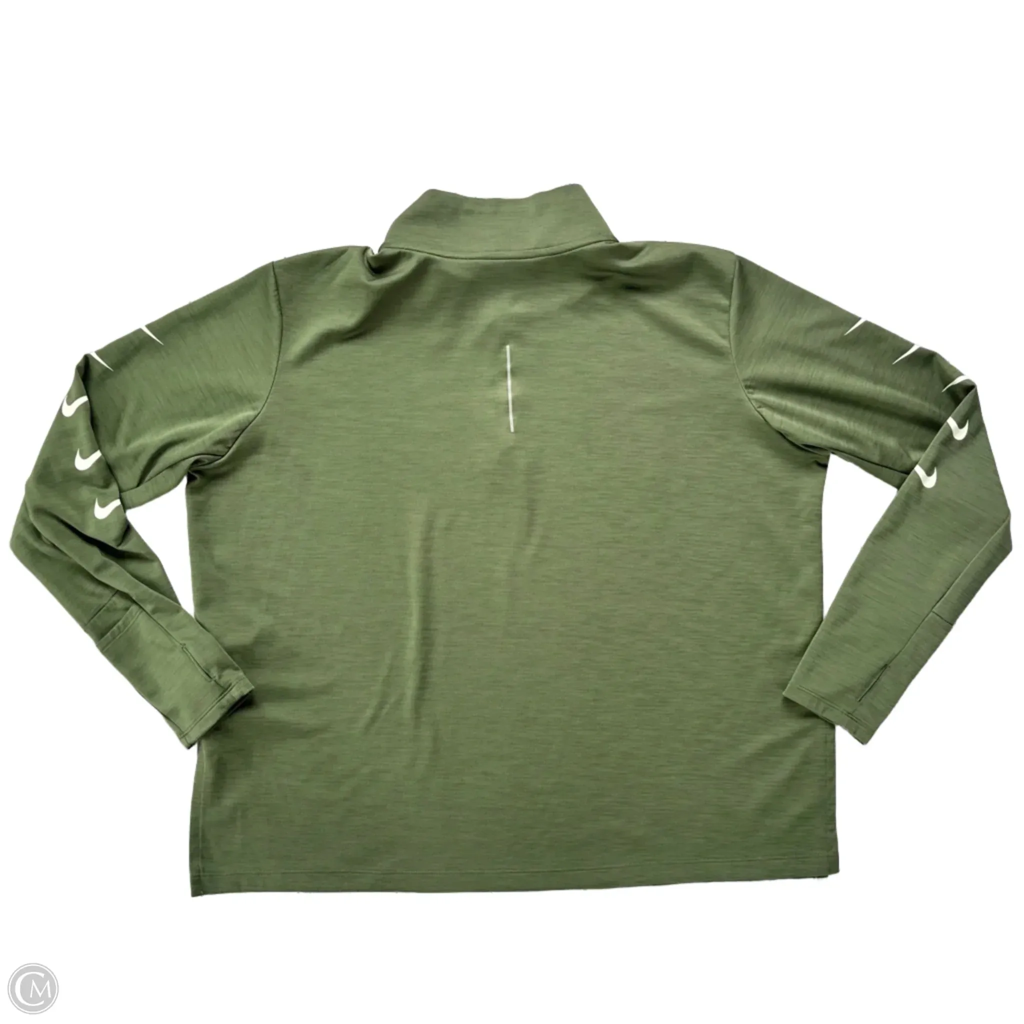 Athletic Jacket By Nike Apparel In Green, Size: Xxl