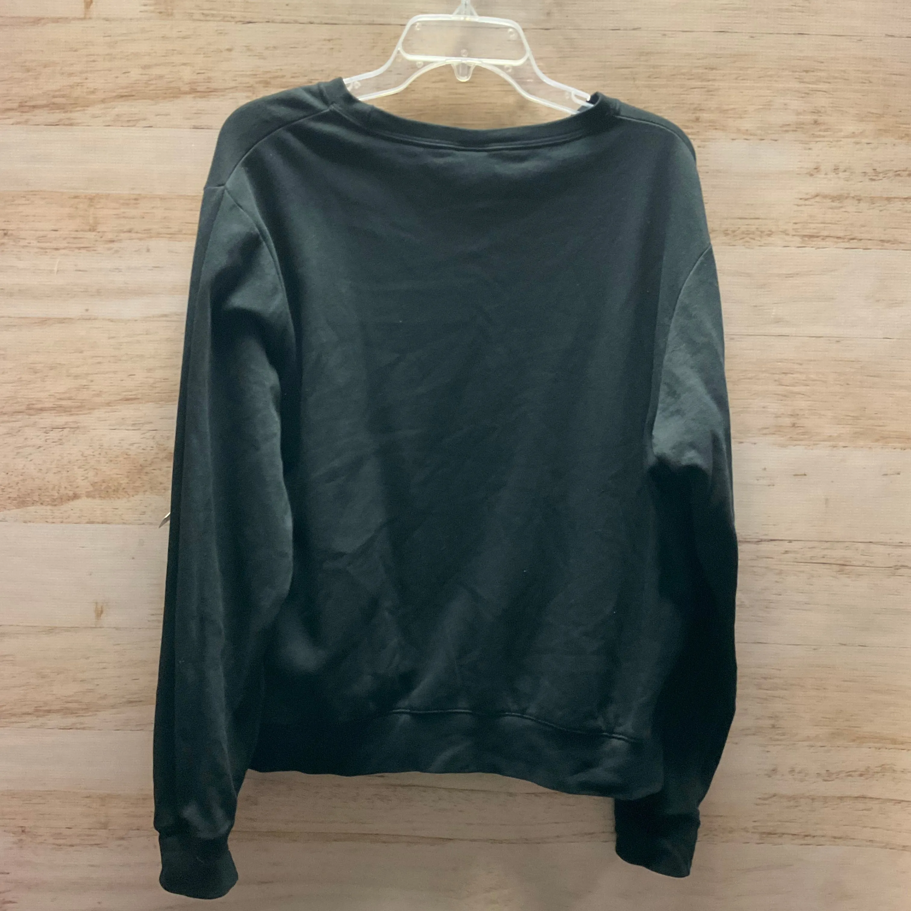 Athletic Sweatshirt Crewneck By Nike Apparel In Black, Size: M
