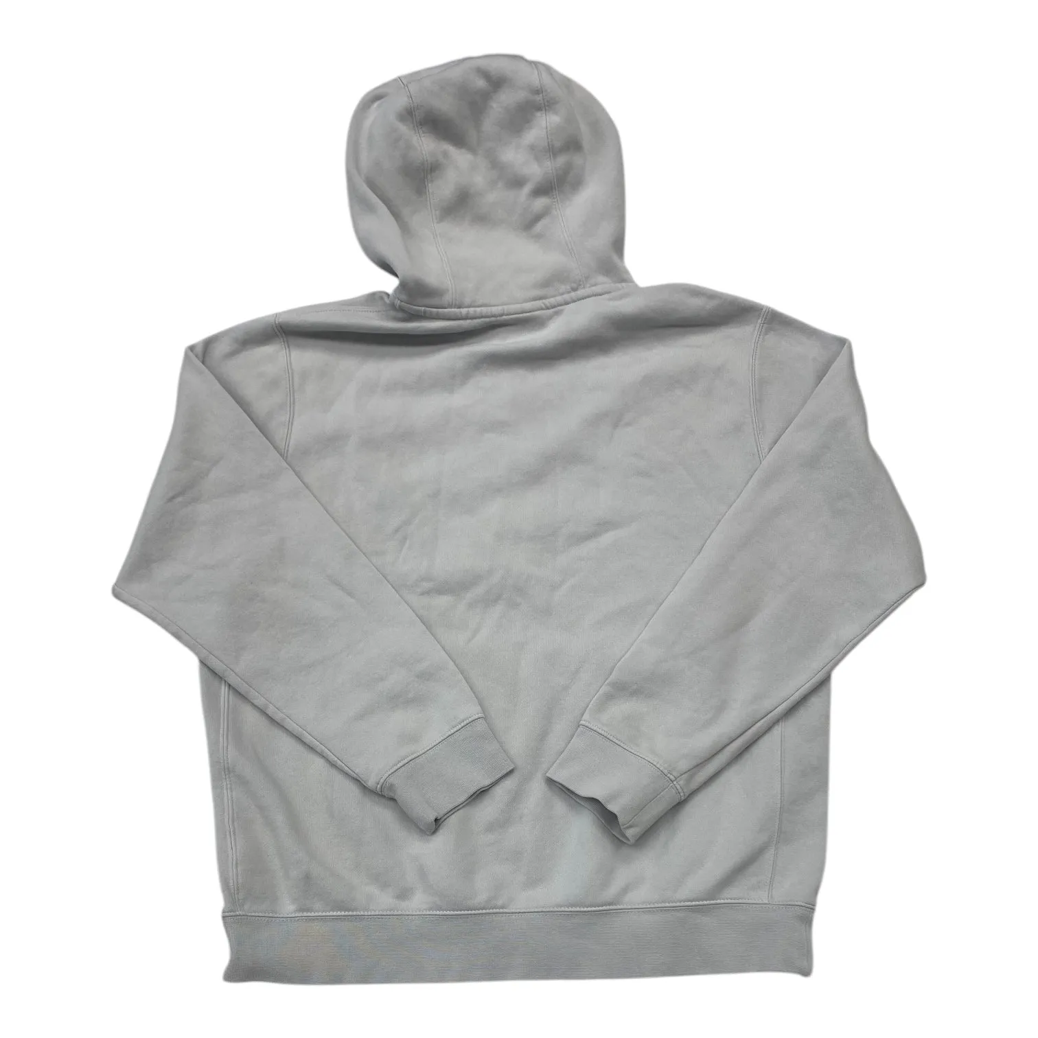 Athletic Sweatshirt Hoodie By Nike Apparel In Grey, Size:M