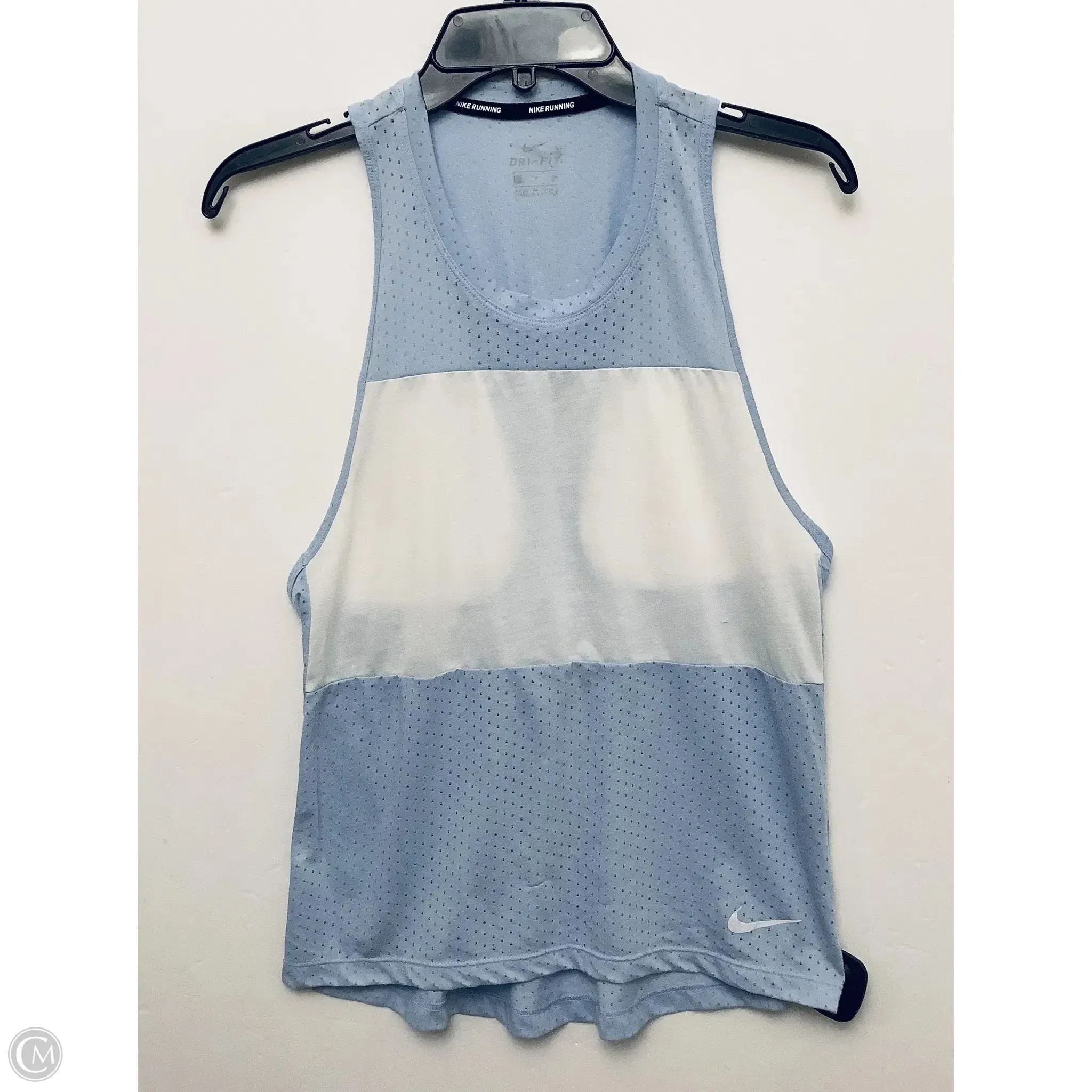 Athletic Tank Top By Nike Apparel In Blue, Size: M