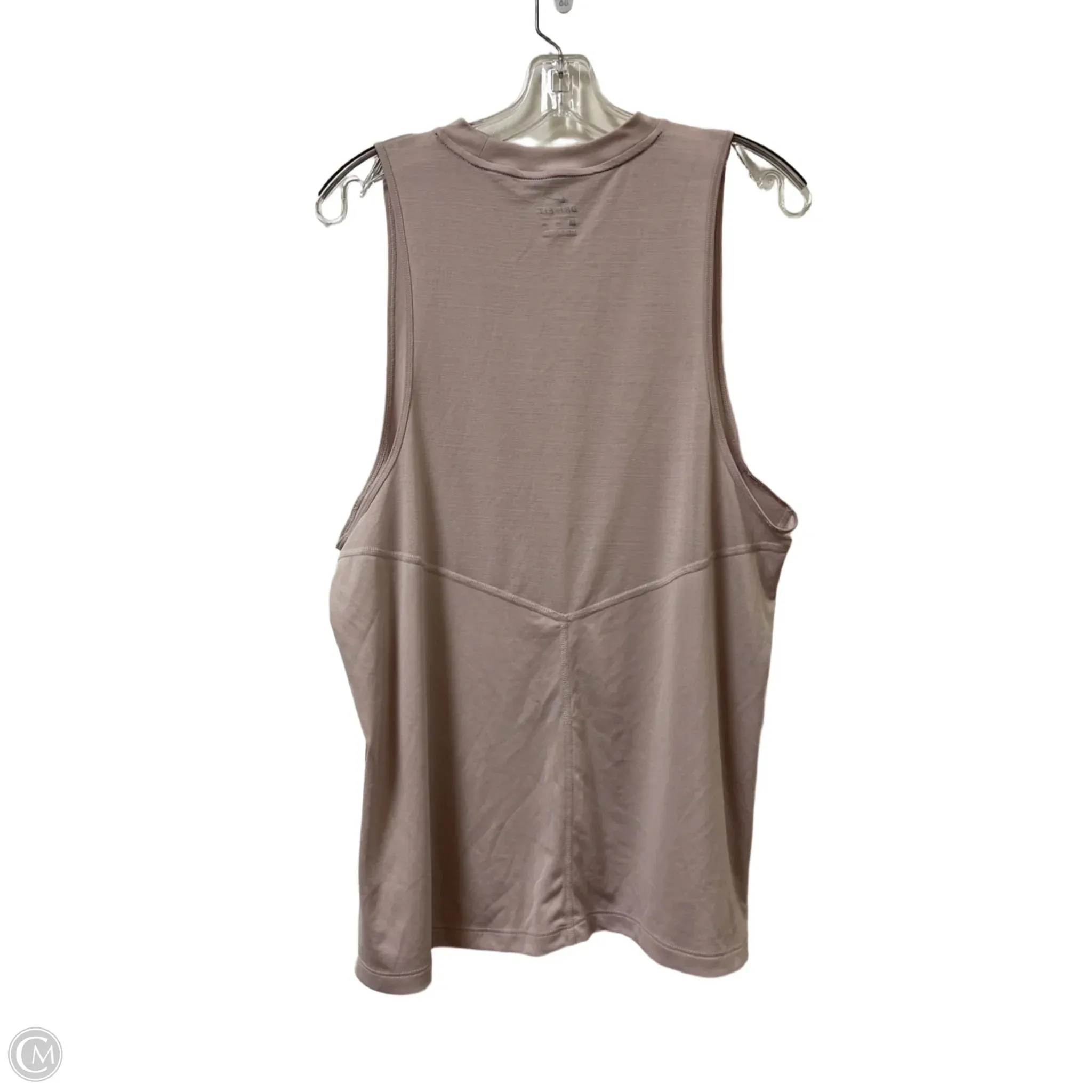 Athletic Tank Top By Nike Apparel In Pink, Size: Xl