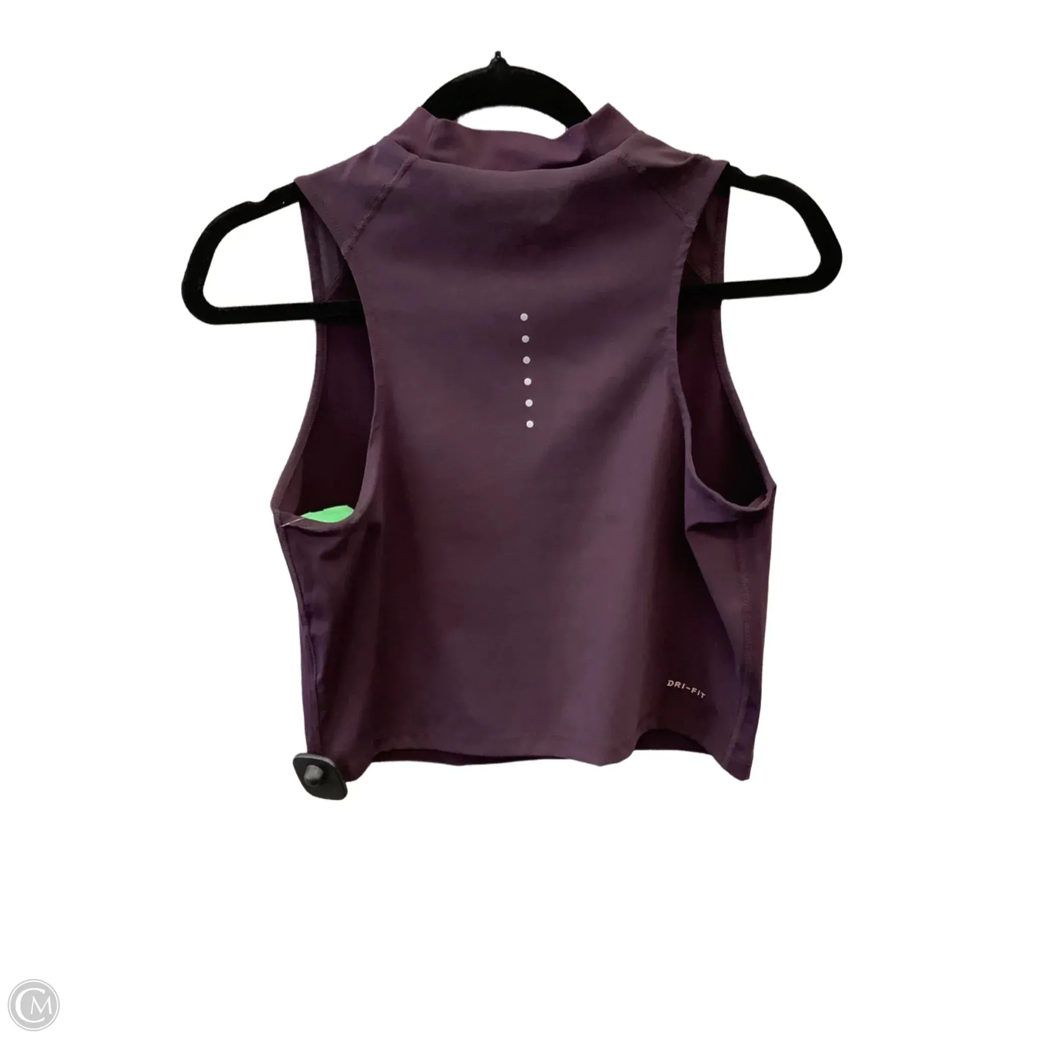 Athletic Tank Top By Nike Apparel In Purple, Size: M