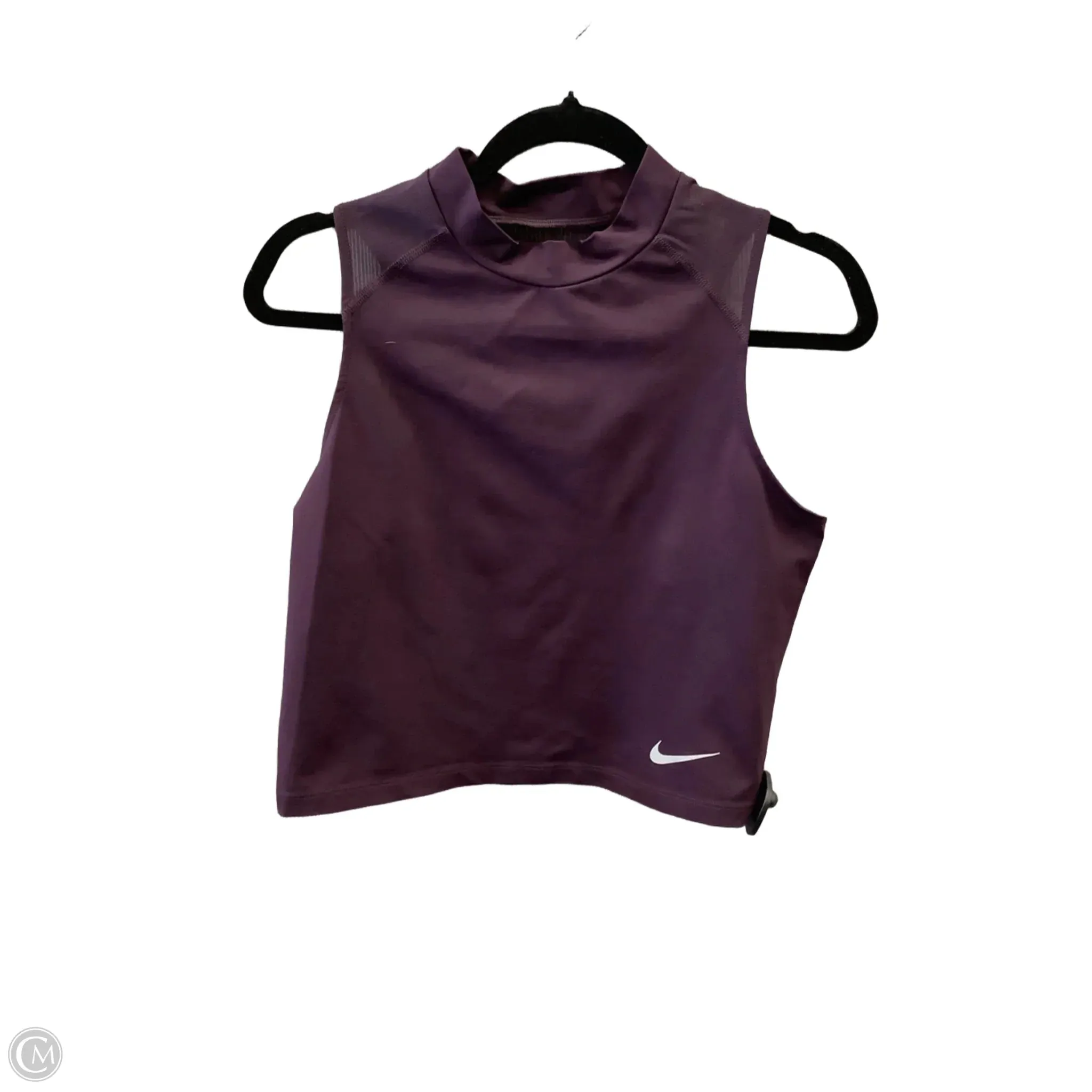 Athletic Tank Top By Nike Apparel In Purple, Size: M