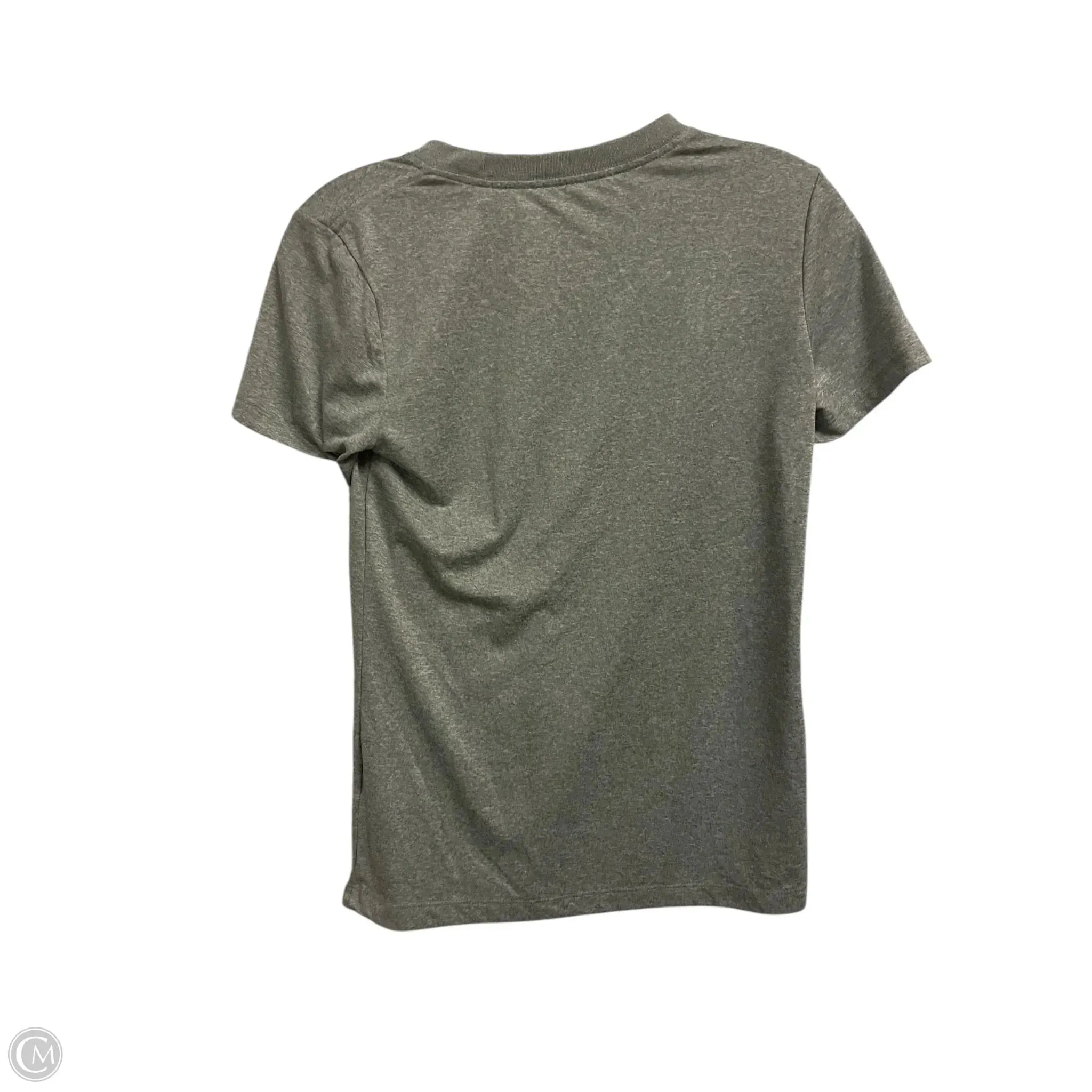 Athletic Top Short Sleeve By Nike Apparel In Grey, Size: Xs