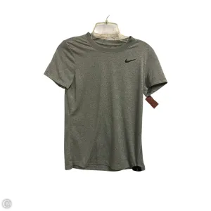 Athletic Top Short Sleeve By Nike Apparel In Grey, Size: Xs