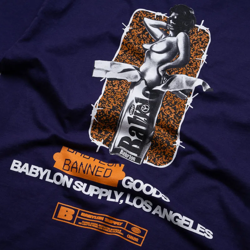 Babylon Banned Goods Tee - Purple