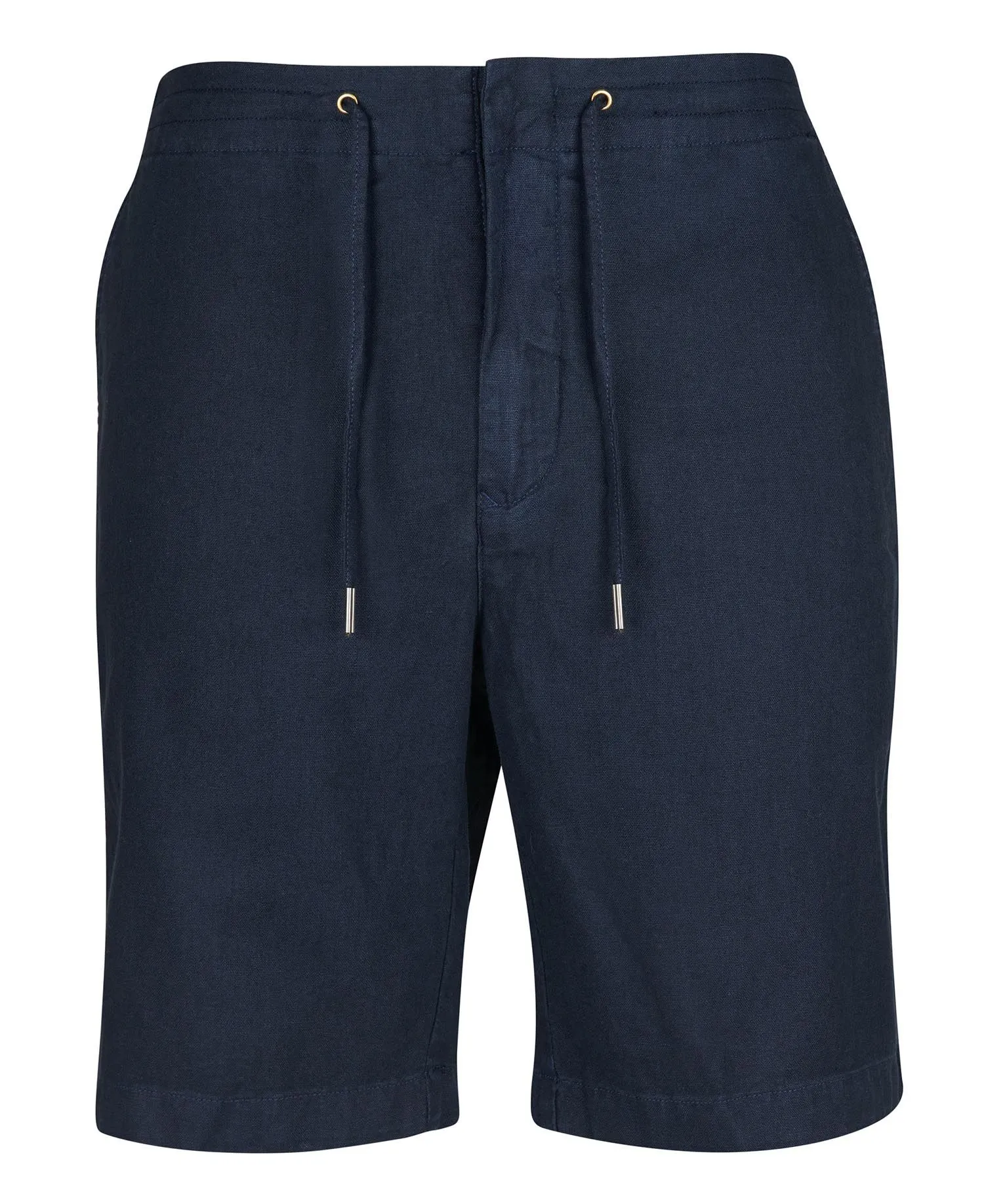 Barbour Linen Cotton Mix Shorts - City Navy