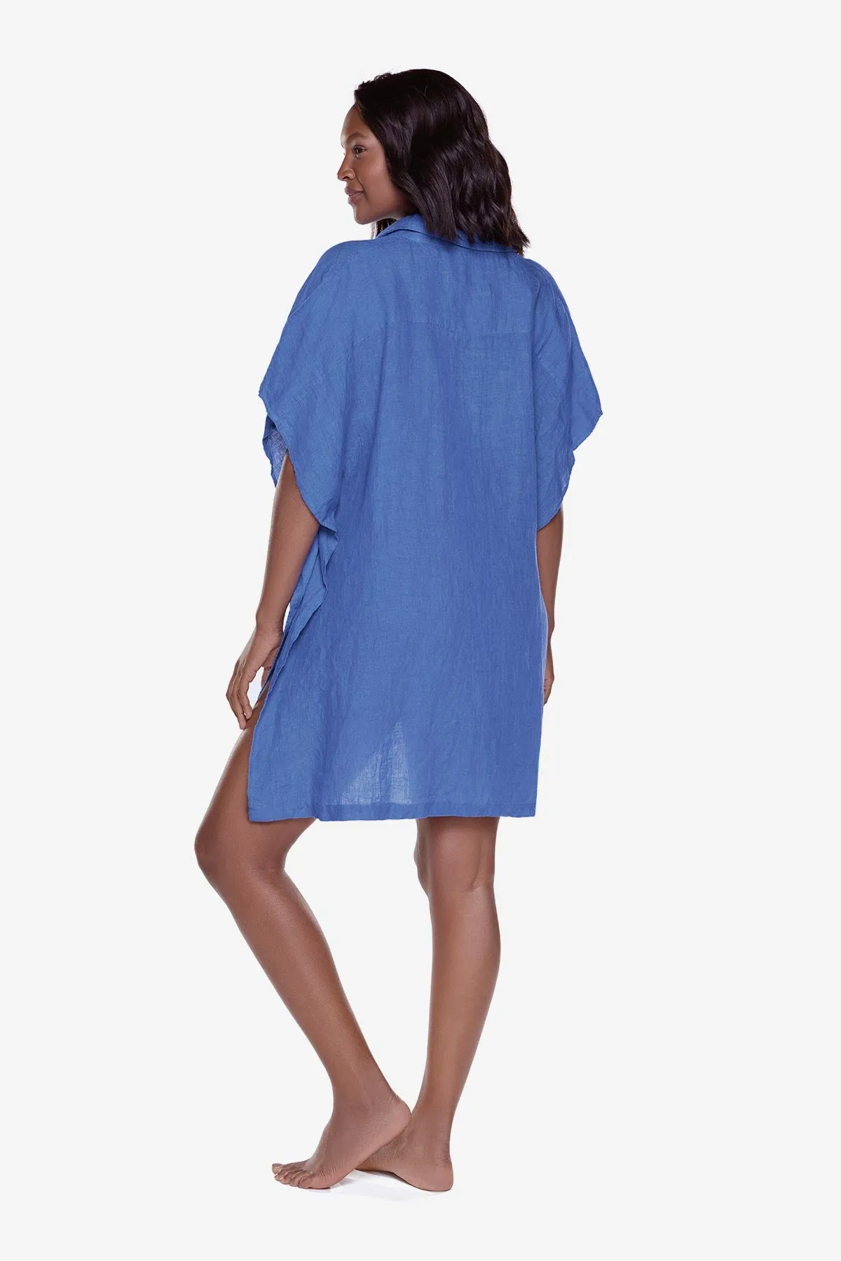 Beach Shirt Cover Up in Macaw