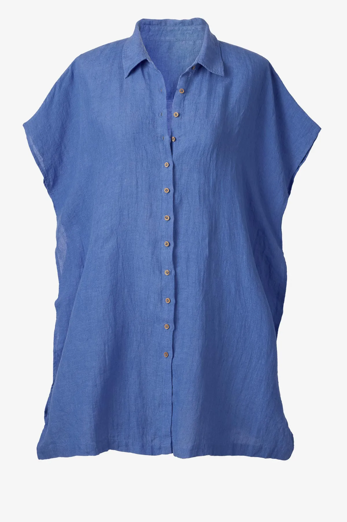 Beach Shirt Cover Up in Macaw