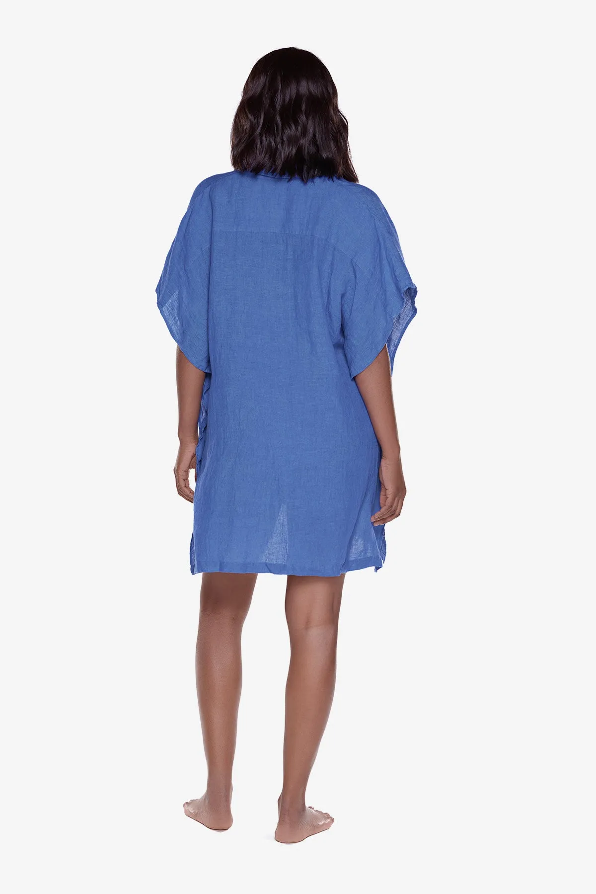 Beach Shirt Cover Up in Macaw