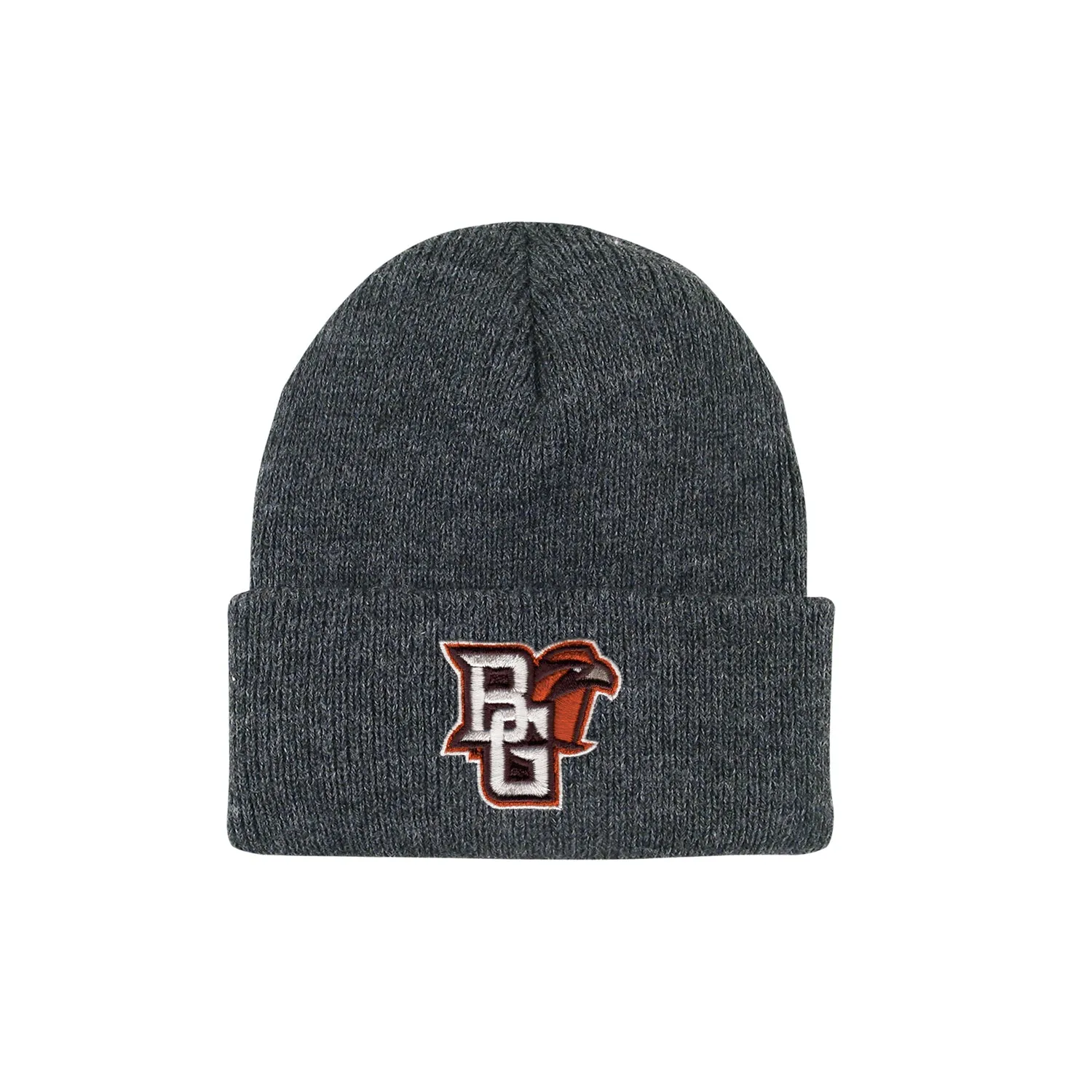 BGSU Toddler North Pole Cuff Beanie with Mascot Logo Charcoal