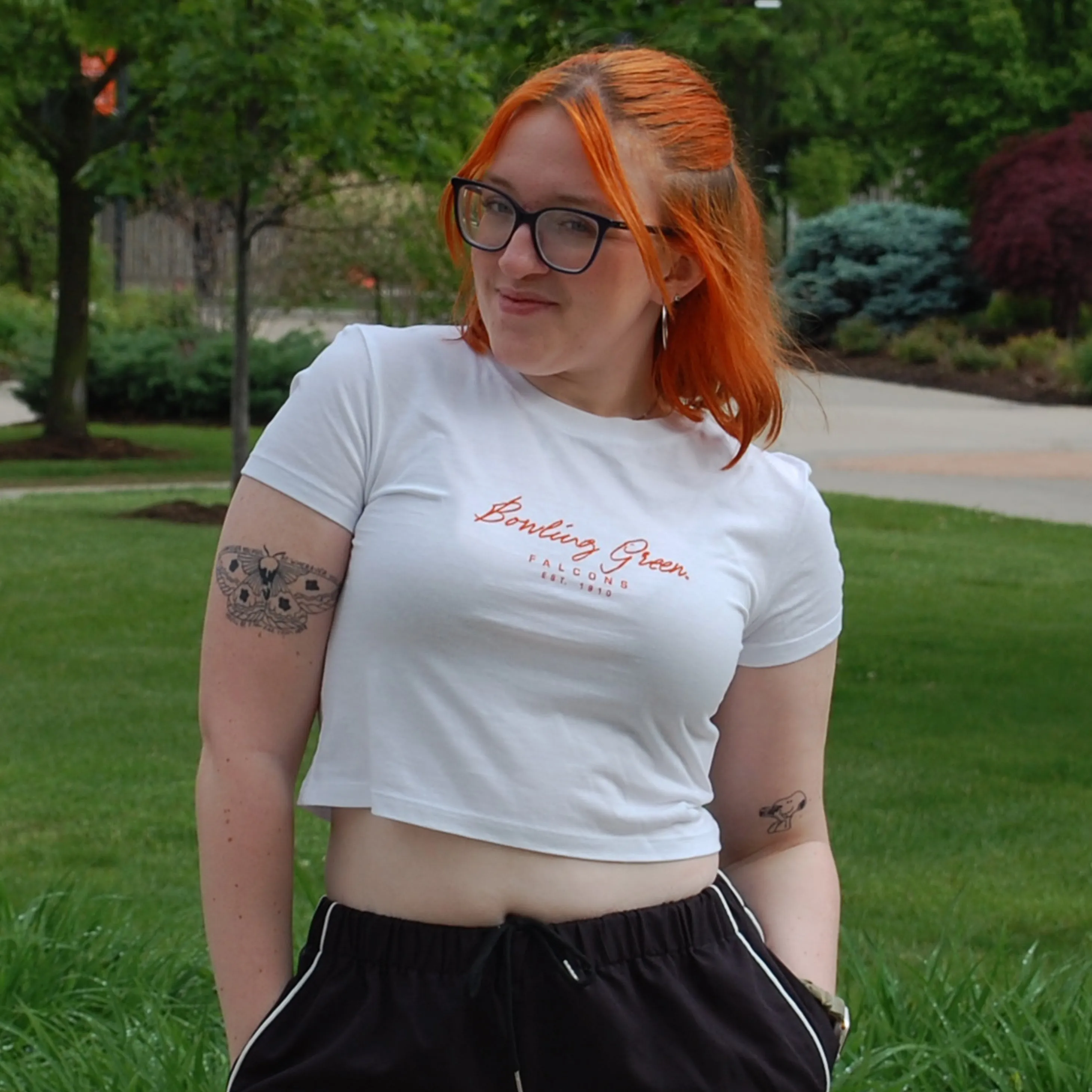 Champion Ladies Bowling Green Falcons Baby Tee