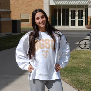 Chicka-D BGSU Peekaboo Sunset Pullover