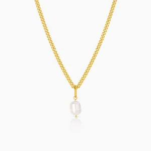 Colette Pearl Curb Necklace