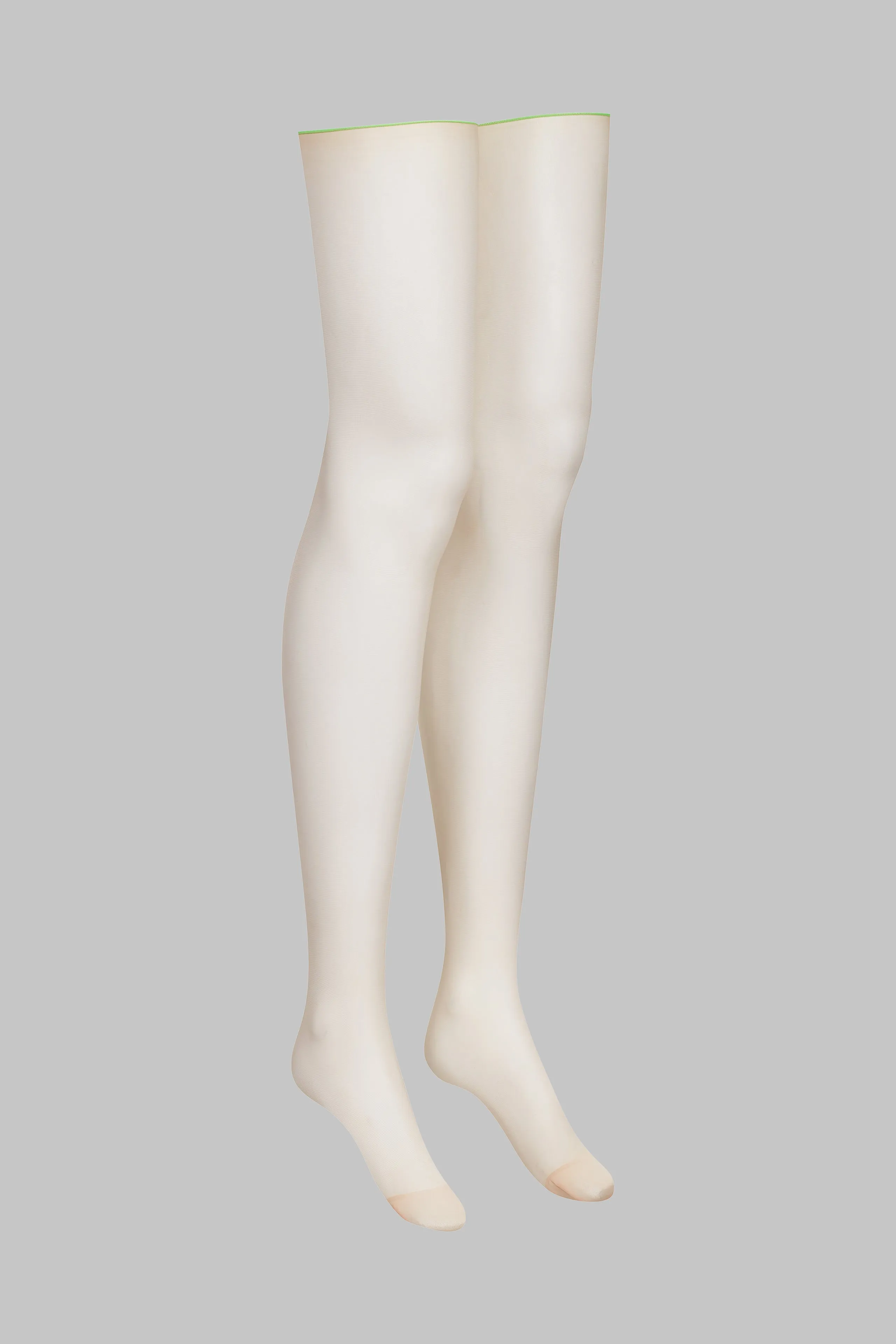 Cut and curled neon seamed stockings - 20D - Les Coquetteries Maison Close