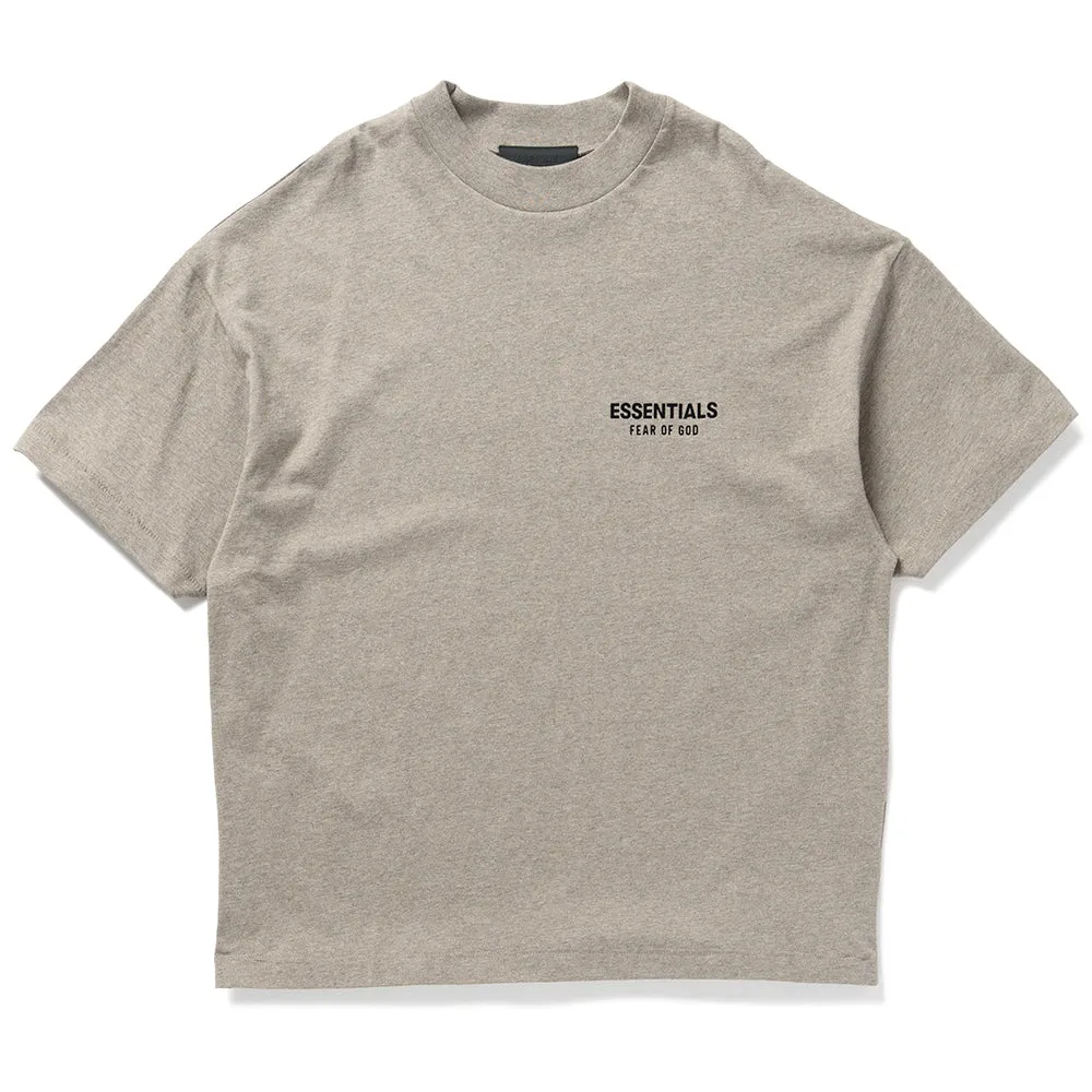Fear Of God Essentials Jersey Crewneck Tee - Heather Gray