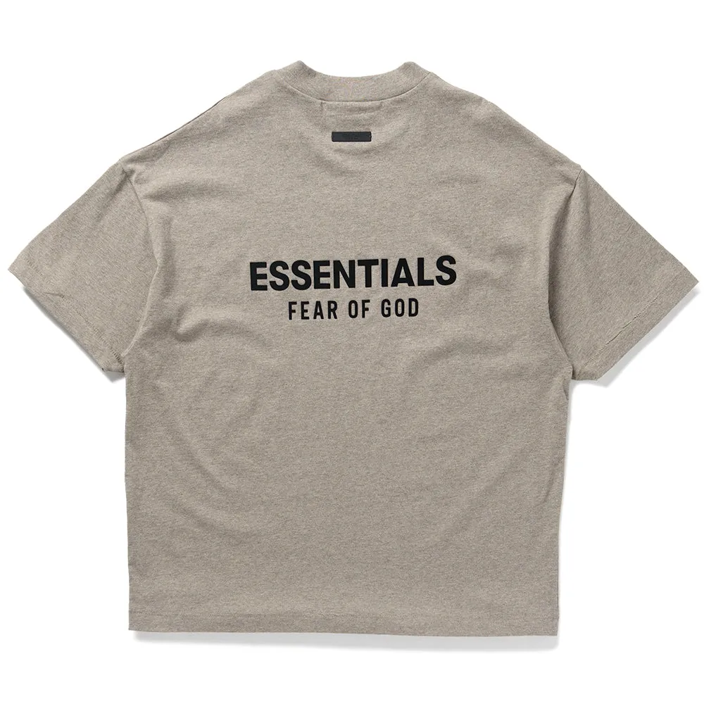 Fear Of God Essentials Jersey Crewneck Tee - Heather Gray