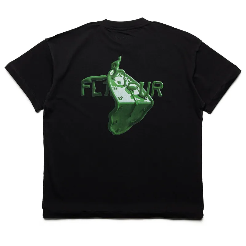 Flaneur Bending Time Tee - Black