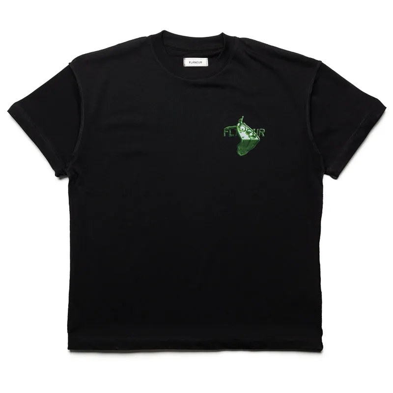 Flaneur Bending Time Tee - Black