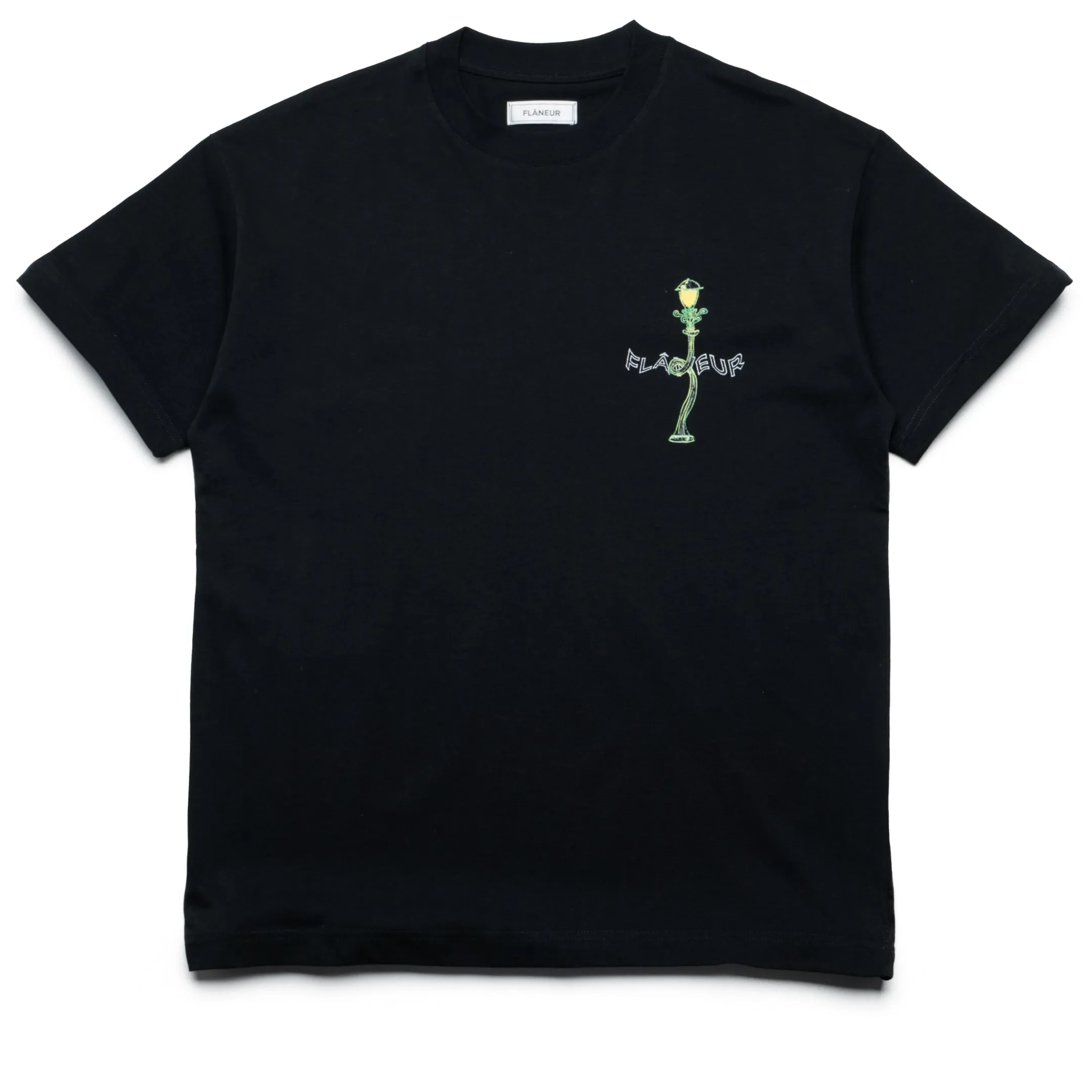 Flaneur Lantern Tee - Black