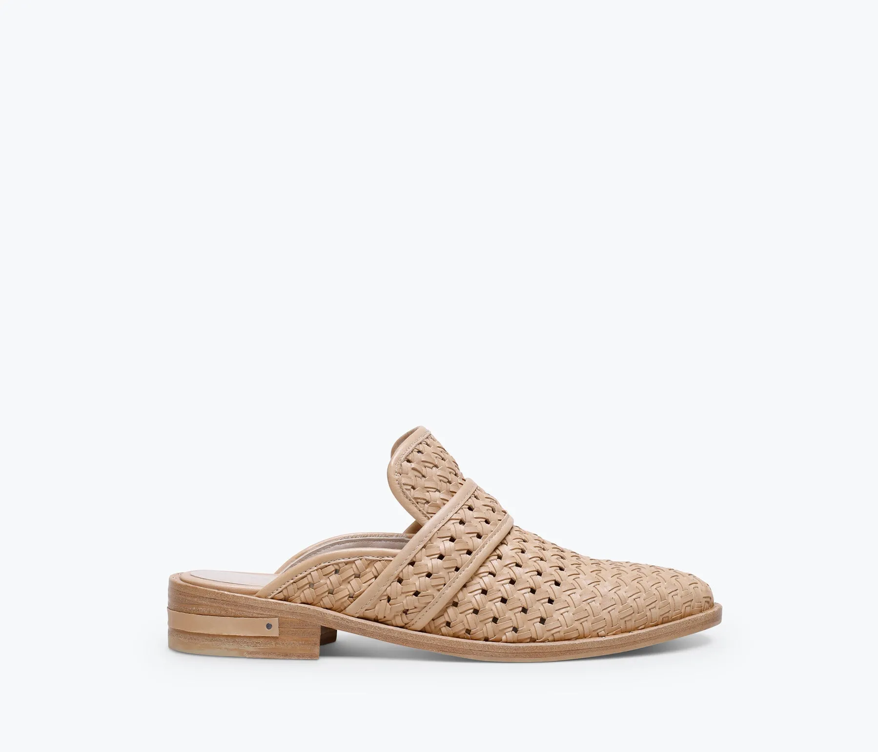 Freda Salvador Keen Mule: Natural Woven