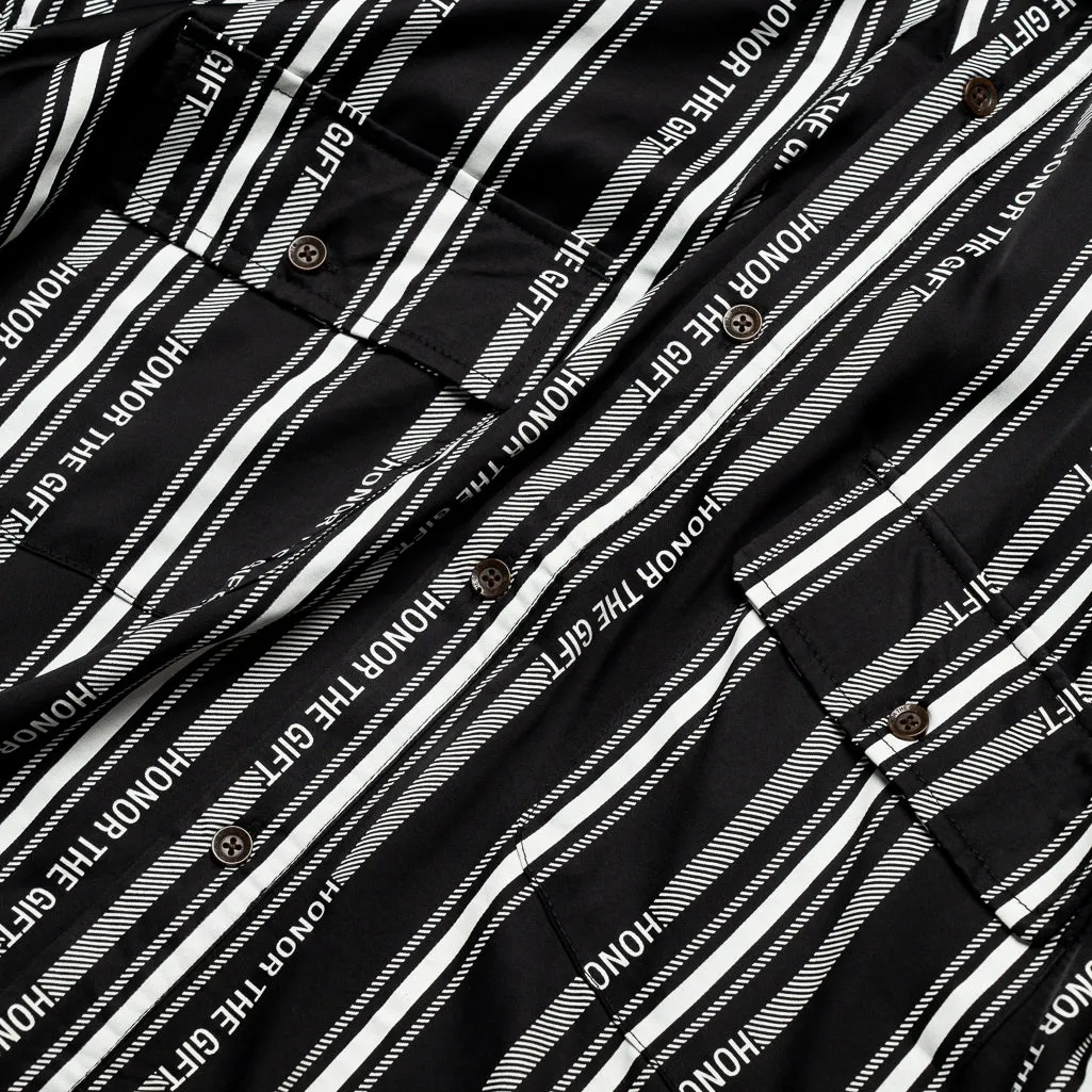 Honor The Gift Honor Stripe Button Up - Black