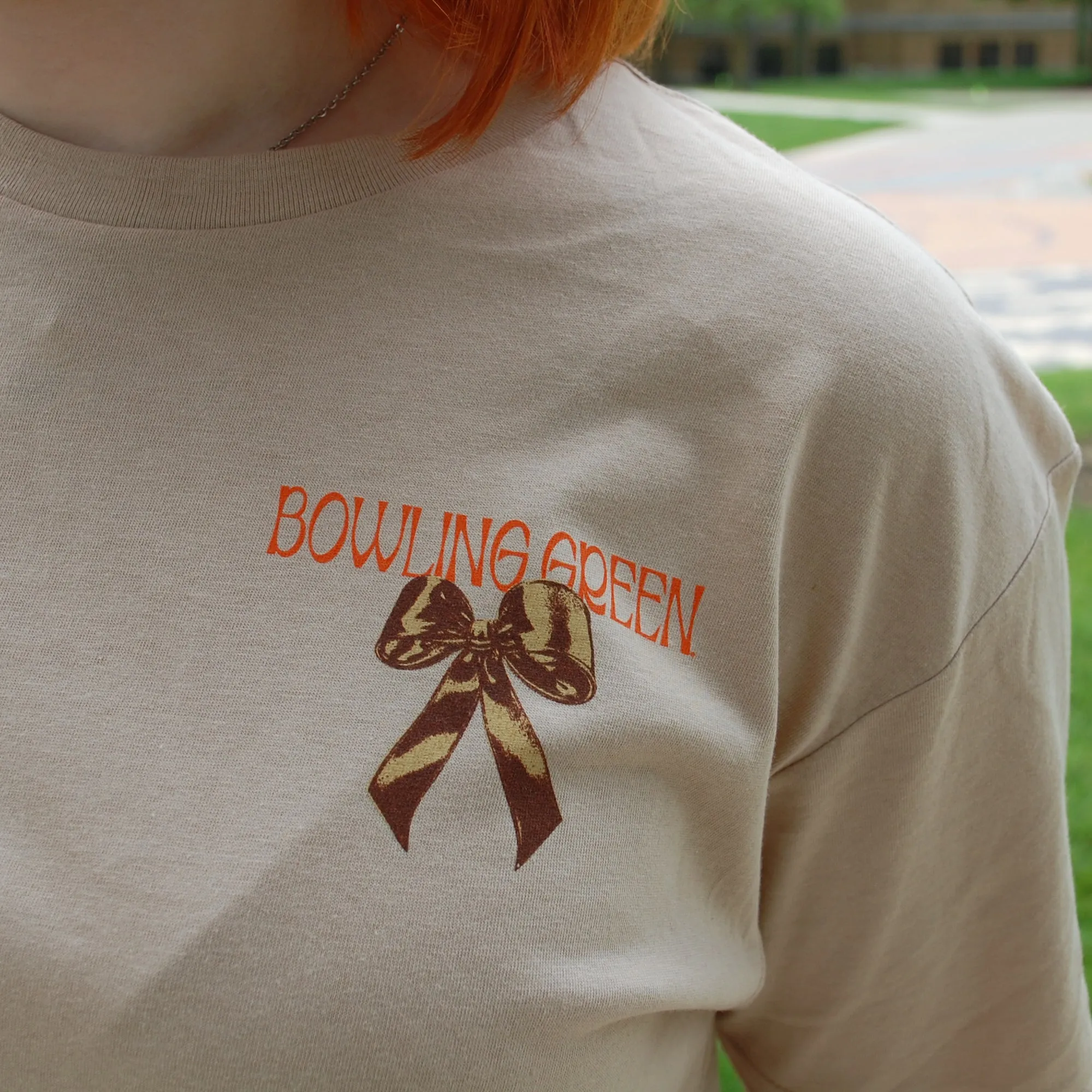 Image One Bowling Green State University Delicate Bows SS Tee