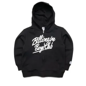 Kids Billionaire Boys Club OG Zip Front Hoodie - Black