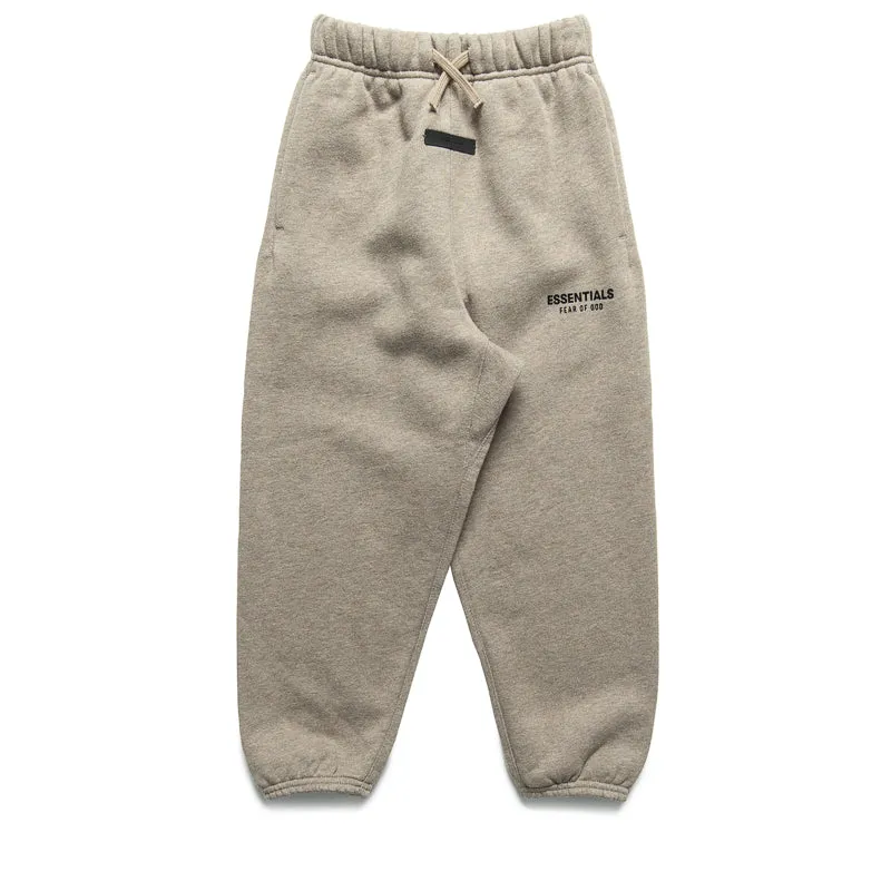 Kids Fear Of God Essentials Fleece Sweatpant - Heather Gray