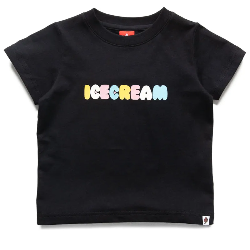Kids Ice Cream Dip N Dots Tee - Black