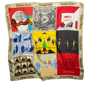 KidSuper How To Find An Idea Silk Scarf - Multi