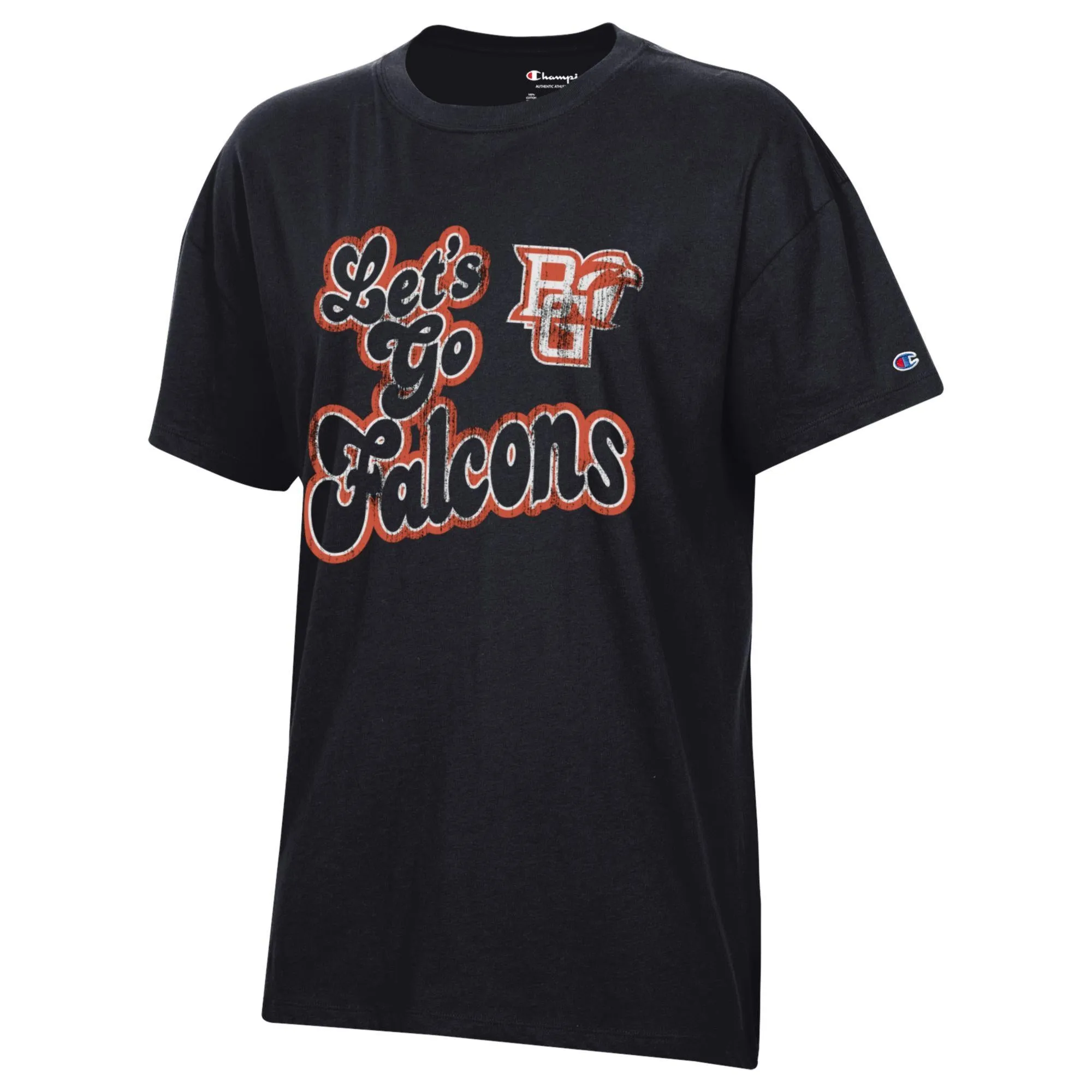 Ladies Champion Let's Go Falcons Oversized Tee