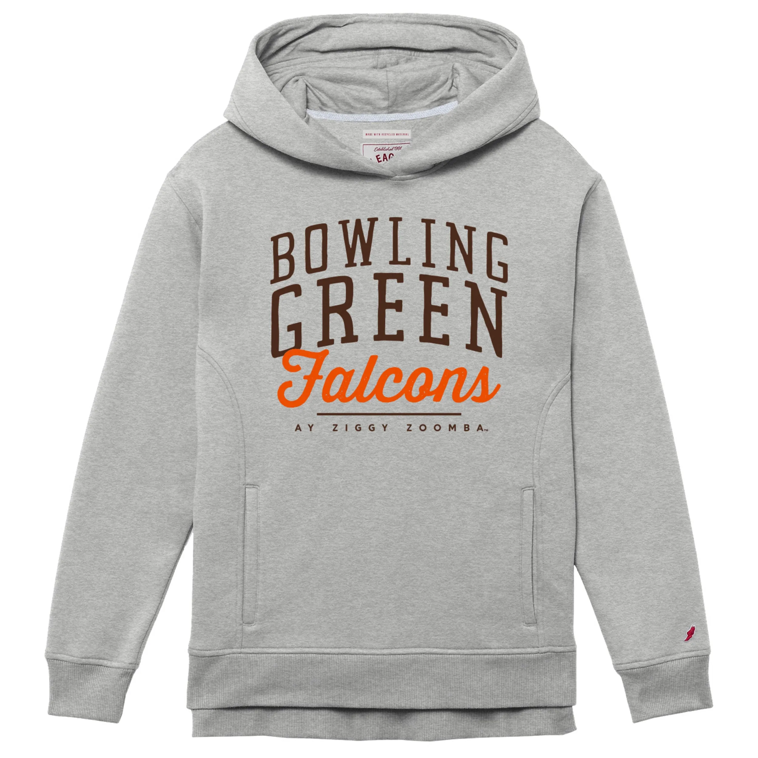 League Ladies Bowling Green Ay Ziggy 1991 Hoodie