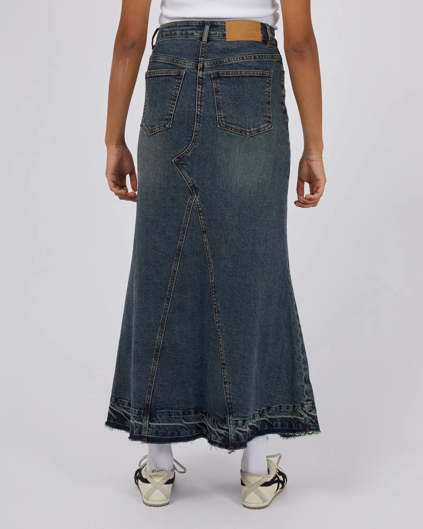 Letty Denim Maxi Skirt Denim
