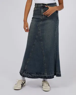 Letty Denim Maxi Skirt Denim
