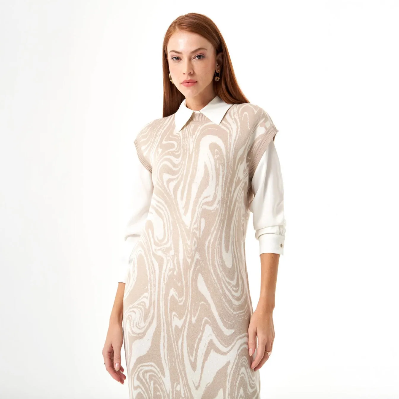 Mizalle - Dress Beige Apparel