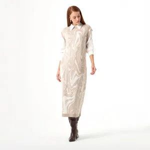 Mizalle - Dress Beige Apparel