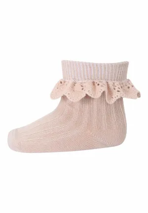 MP Denmark: Lisa Lace Kids Socks - Rose