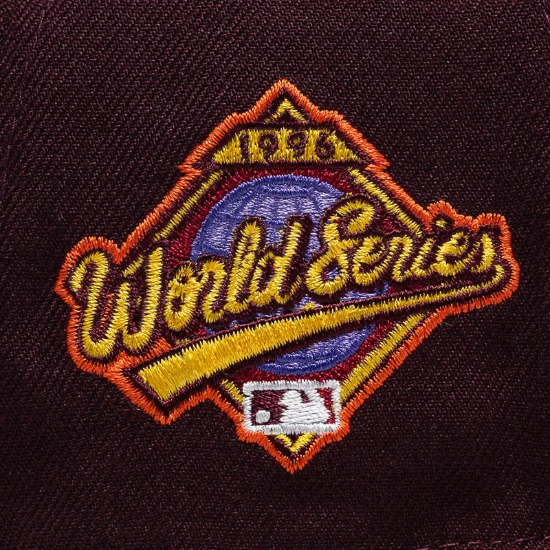 New Era x Politics New York Yankees 59FIFTY Fitted Hat - Cardinal/Maroon