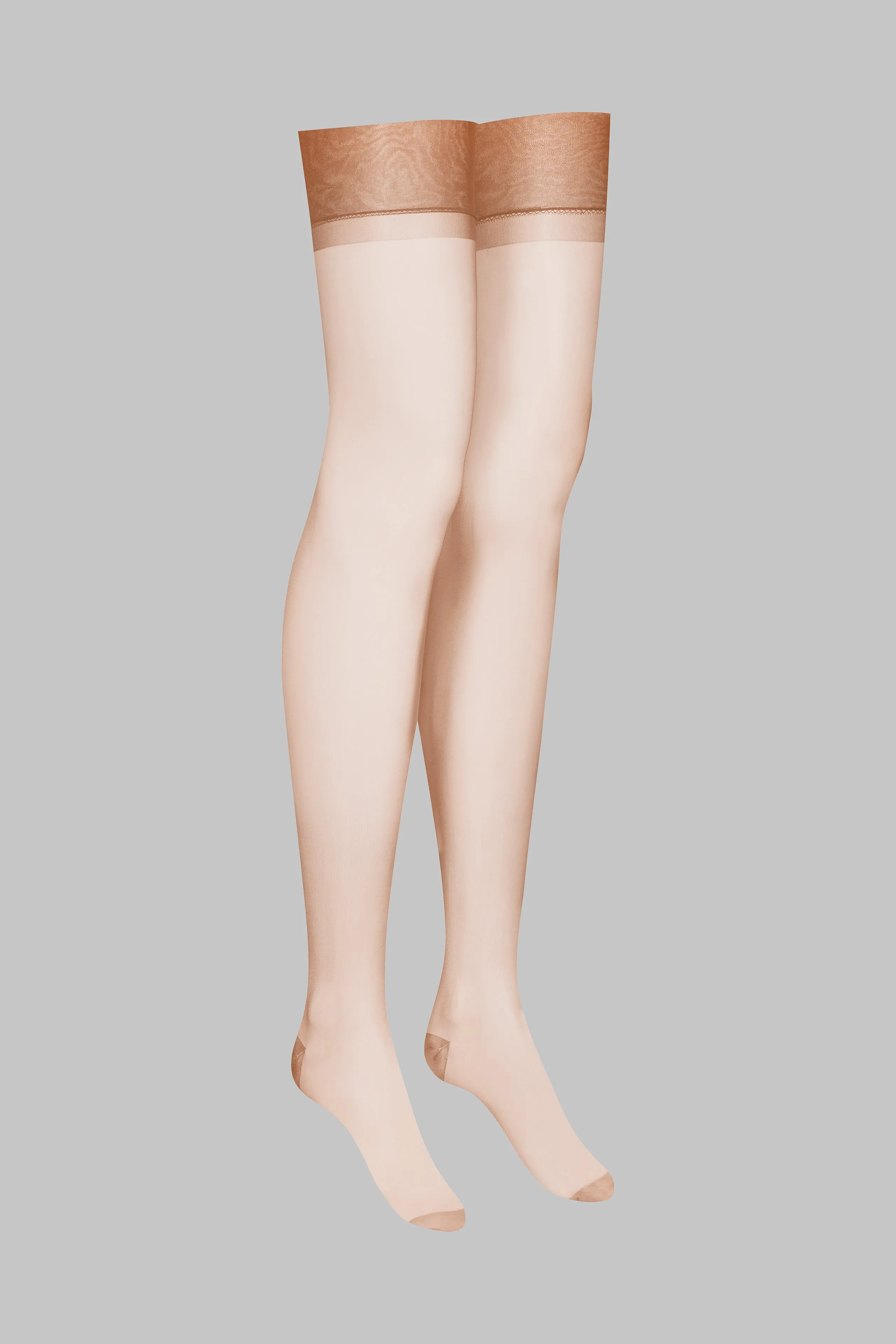 Nylon stockings - 15D - Caramel - Les Coquetteries Maison Close