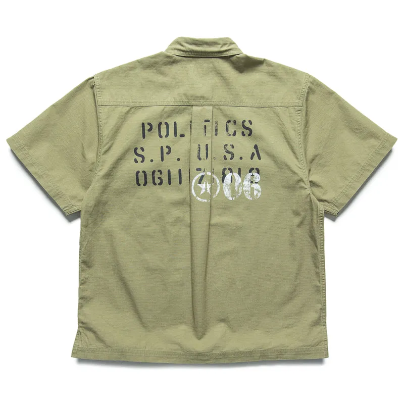 Politics Commerce Shirt - Military Green