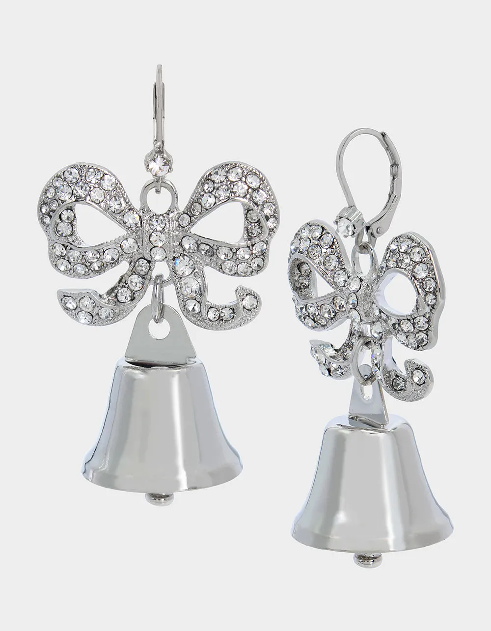 PRENUP BELL EARRINGS CRYSTAL Betsey Johnson