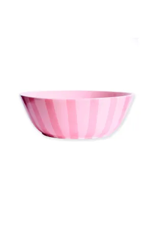 Salad Bowl (Pink Stripe)