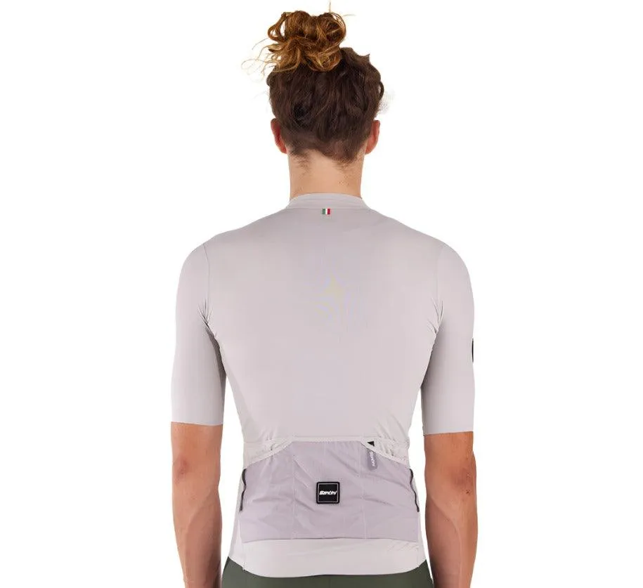 Santini Stone Unisex Cycling Jersey (Beige)