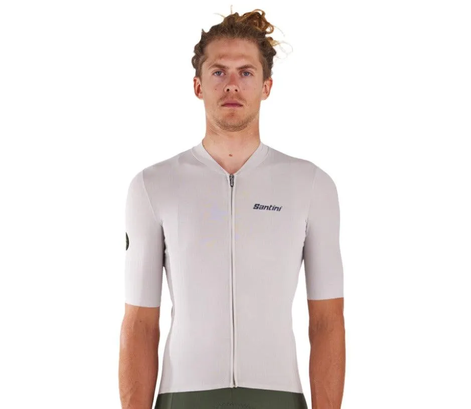 Santini Stone Unisex Cycling Jersey (Beige)