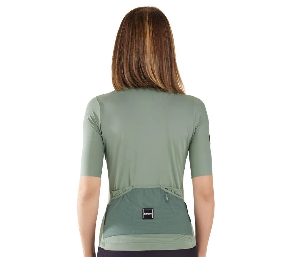 Santini Stone Unisex Cycling Jersey (Green)