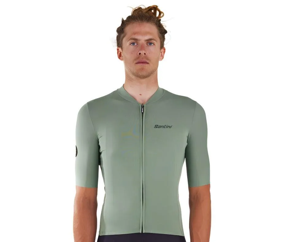 Santini Stone Unisex Cycling Jersey (Green)