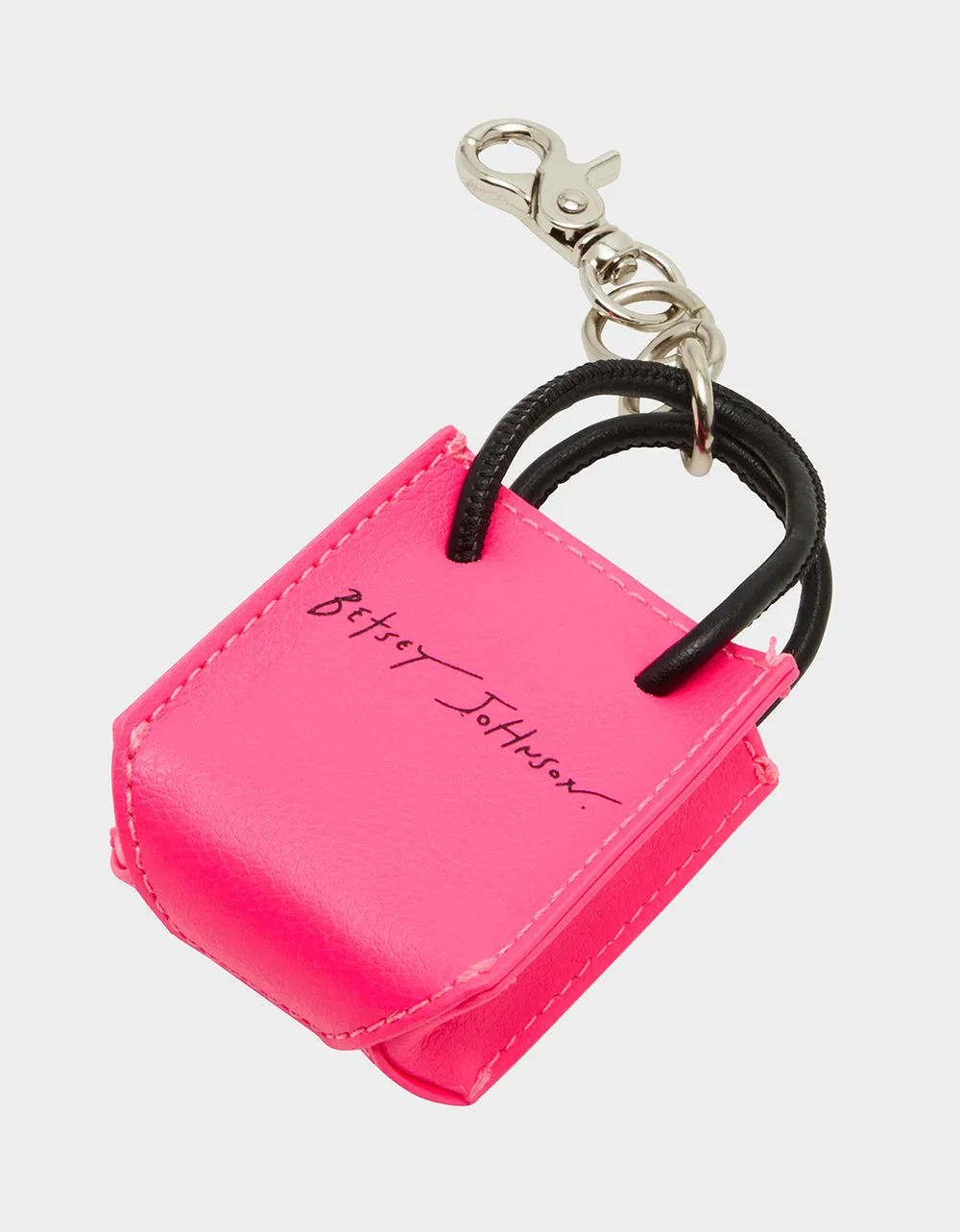 SHOPPER BAG CHARM PINK Betsey Johnson